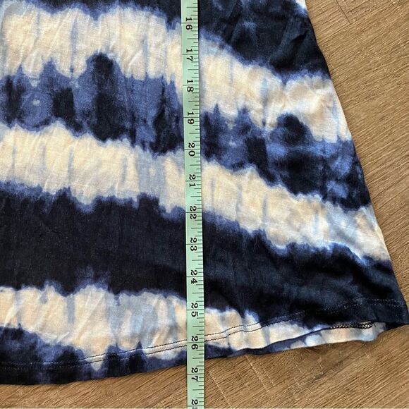 Billabong Tie Dye Blue & White Stripe Tank M EUC - Picture 9 of 9